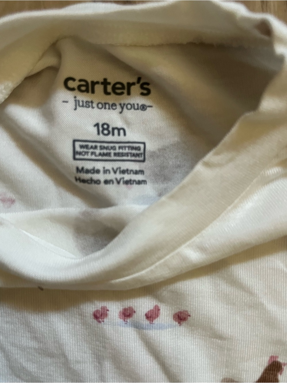 Chicken Print pjs - Picture 4 of 5